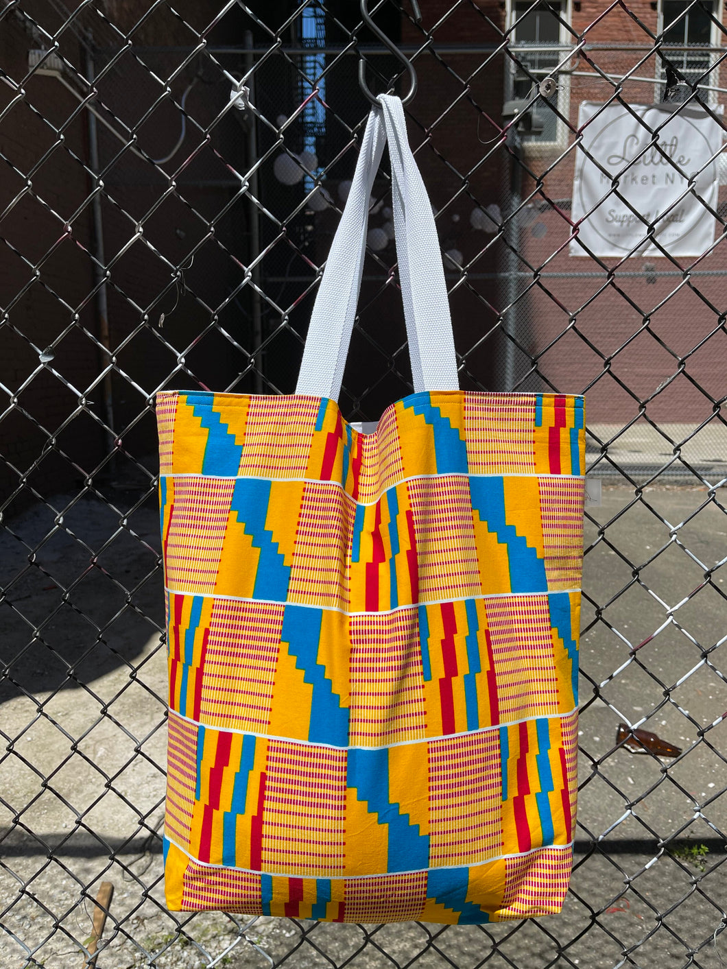 Rattan Print Tote